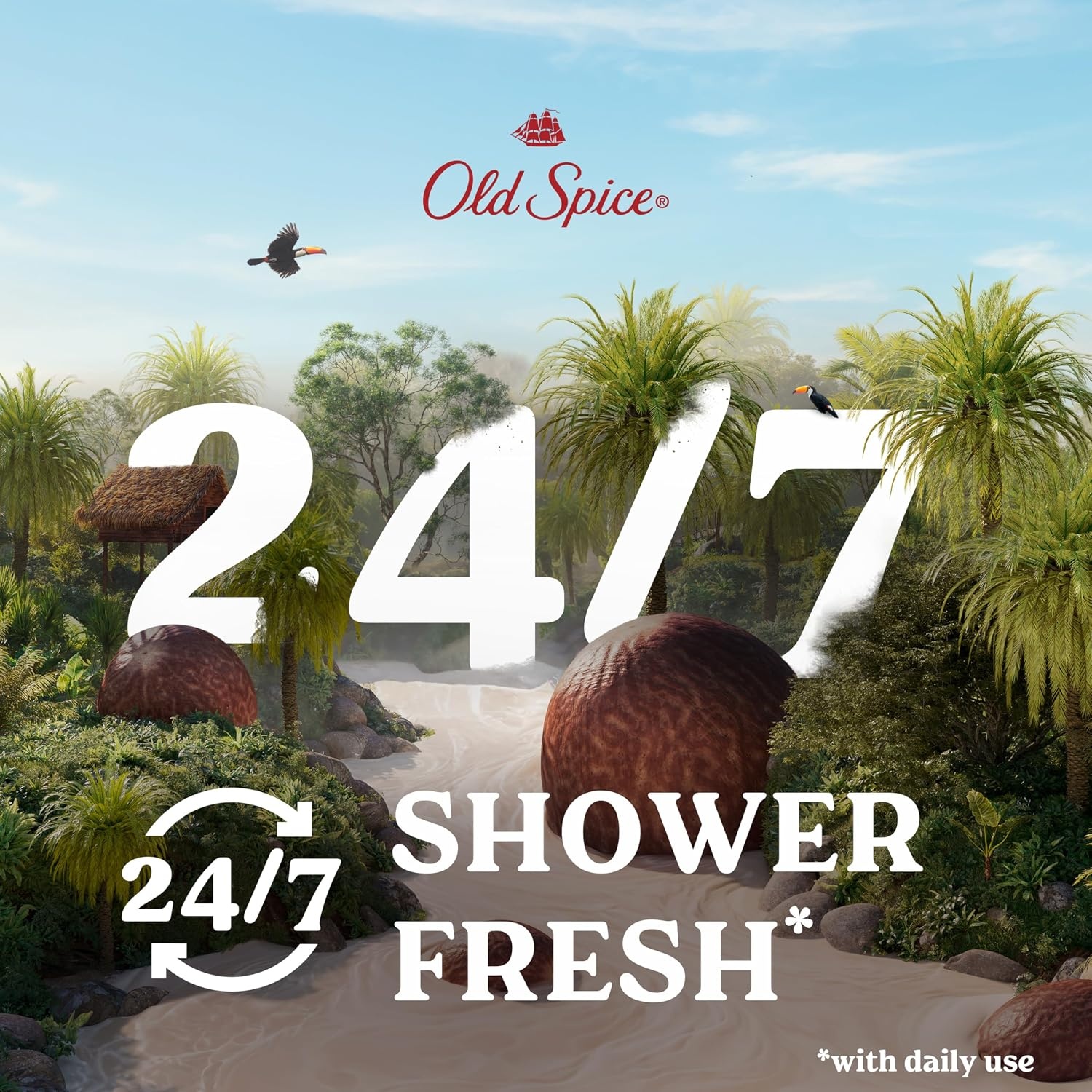 image:imageOld Spice Cleansing Body Wash for Men 247 Shower Fresh with Lasting Scent Cleanse amp Refresh Gentle on Skin Vitamin B3 Timber with Sandalwood Cypress Scent 30 oz Pack of 4Shea Butter