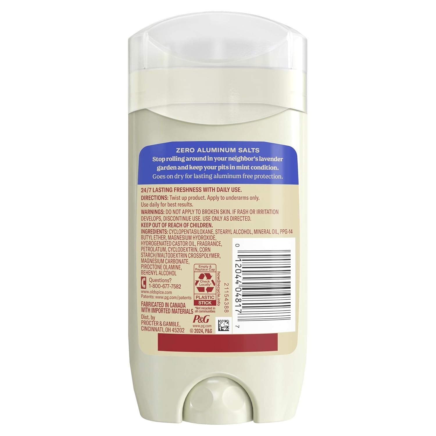image:imageOld Spice GentleMans Aluminum Free Dry Feel Deodorant for Men 247 Lasting Freshness Gentle on Skin with Skin Conditioners Lavender Mint Scent 30 oz Pack of 3Lavender Mint