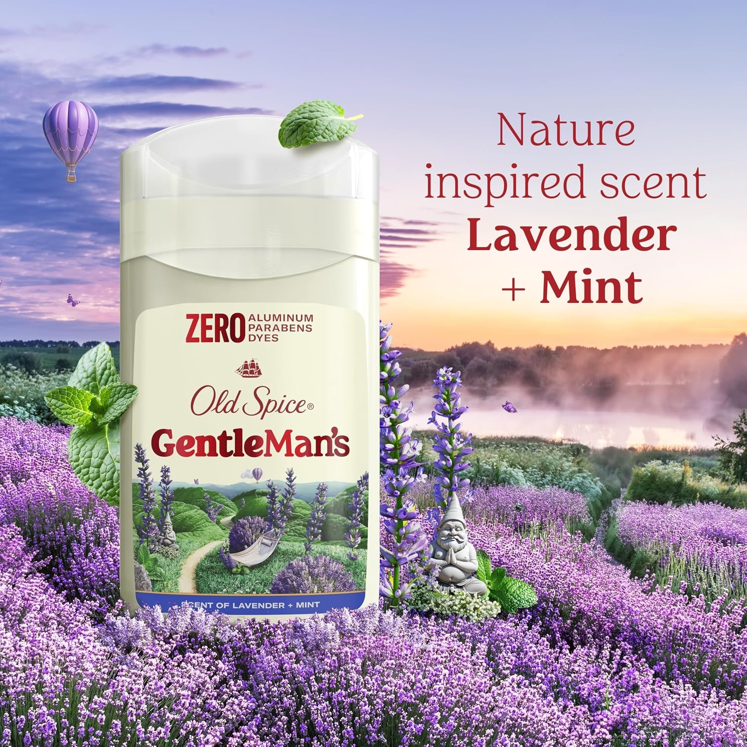 image:imageOld Spice GentleMans Aluminum Free Dry Feel Deodorant for Men 247 Lasting Freshness Gentle on Skin with Skin Conditioners Lavender Mint Scent 30 oz Pack of 3Lavender Mint