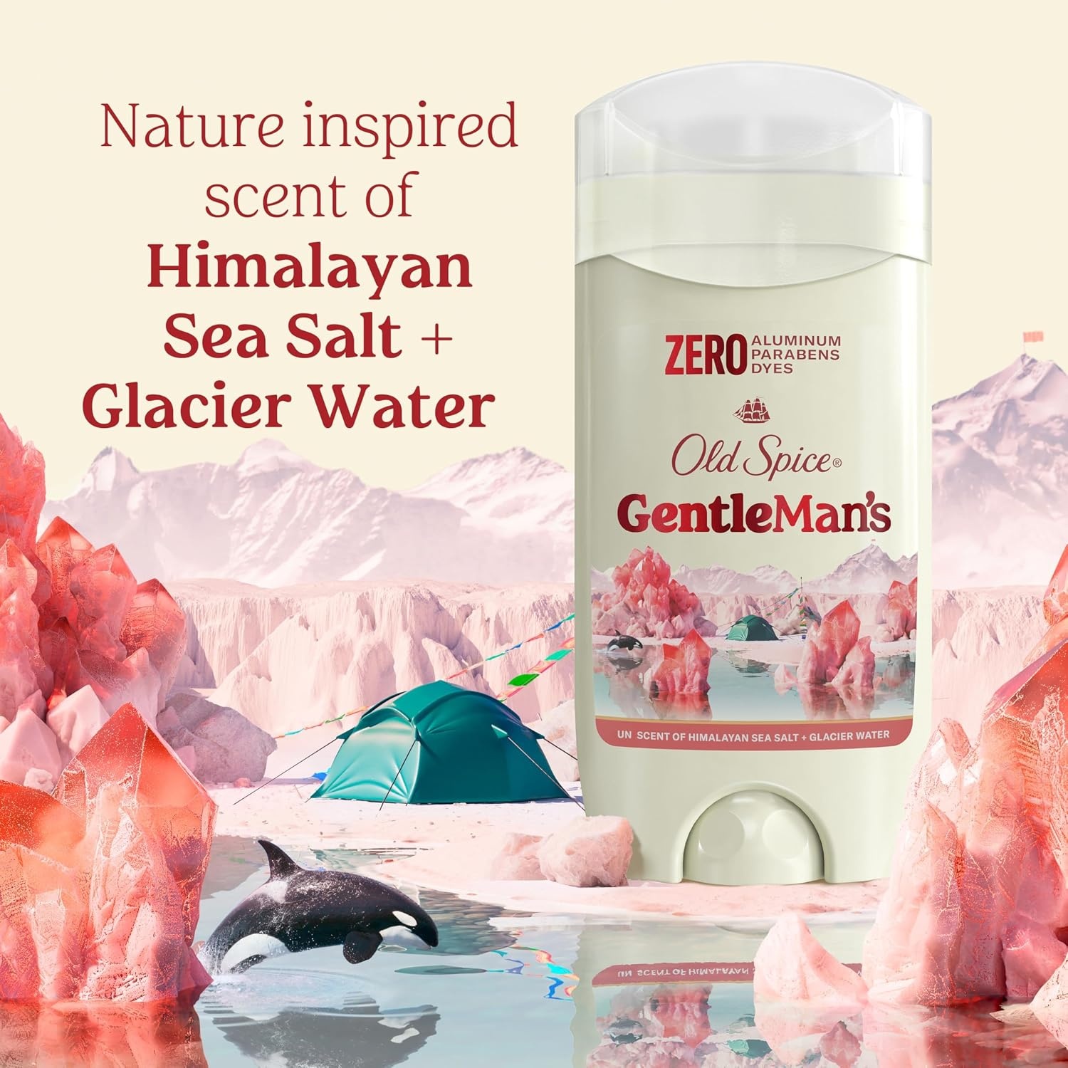 image:imageOld Spice GentleMans Aluminum Free Dry Feel Deodorant for Men 247 Lasting Freshness Gentle on Skin with Skin Conditioners Lavender Mint Scent 30 oz Pack of 3Himalayan Sea Salt Glacier Water