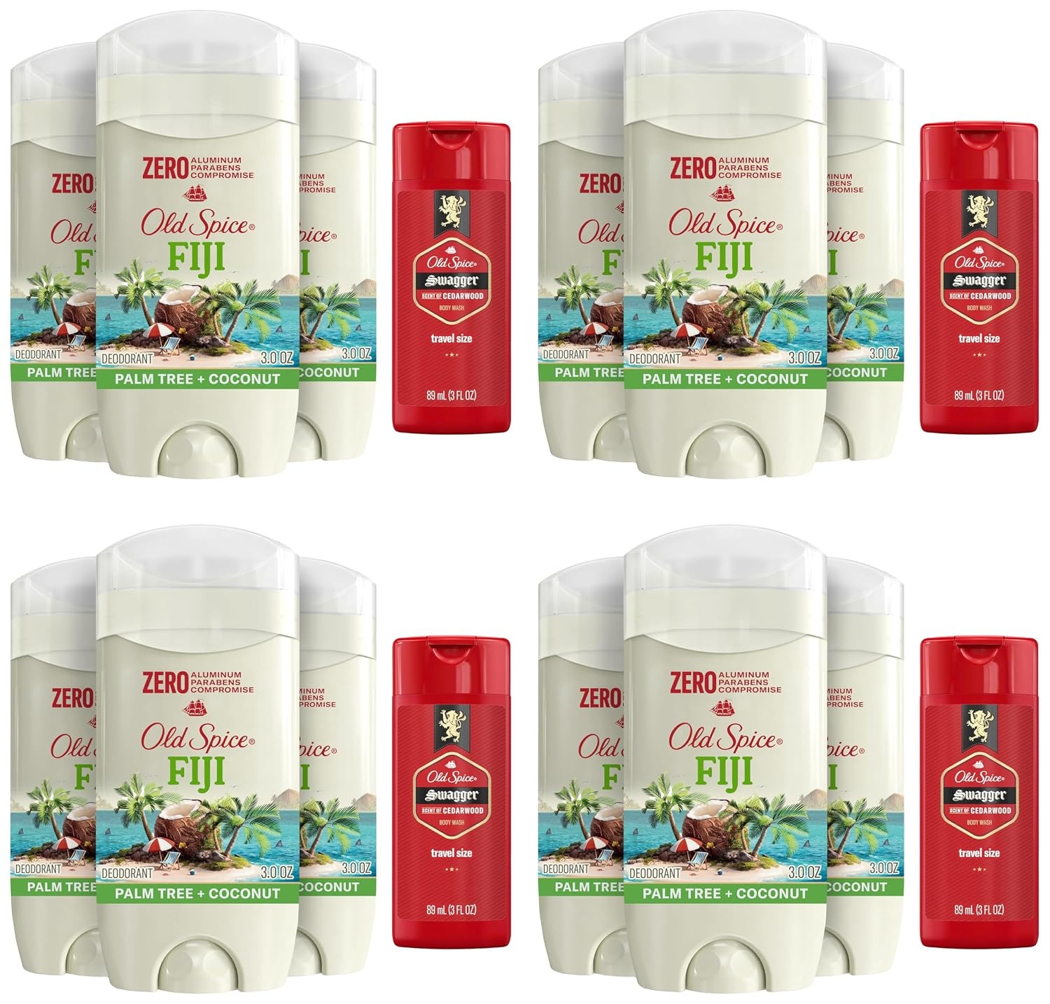 image:imageOld Spice Mens Deodorant AluminumFree Timber with Sandalwood 30oz Pack of 3 with TravelSize Swagger Body WashFiji Swagger