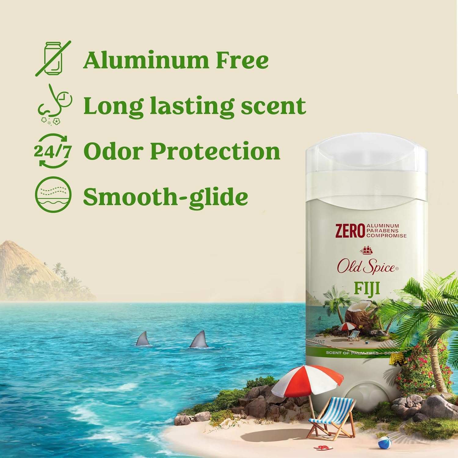 image:imageOld Spice Mens Deodorant AluminumFree Timber with Sandalwood 30oz Pack of 3 with TravelSize Swagger Body WashFiji Swagger