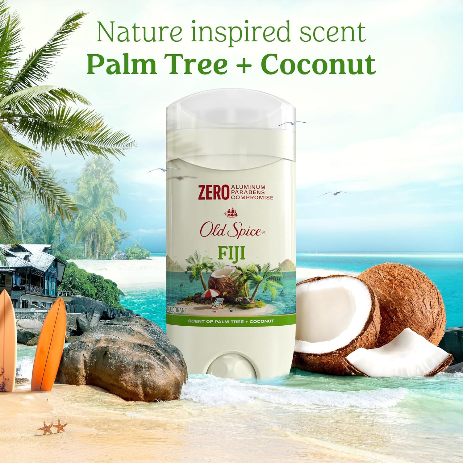image:imageOld Spice Mens Deodorant AluminumFree Timber with Sandalwood 30oz Pack of 3 with TravelSize Swagger Body WashFiji Swagger