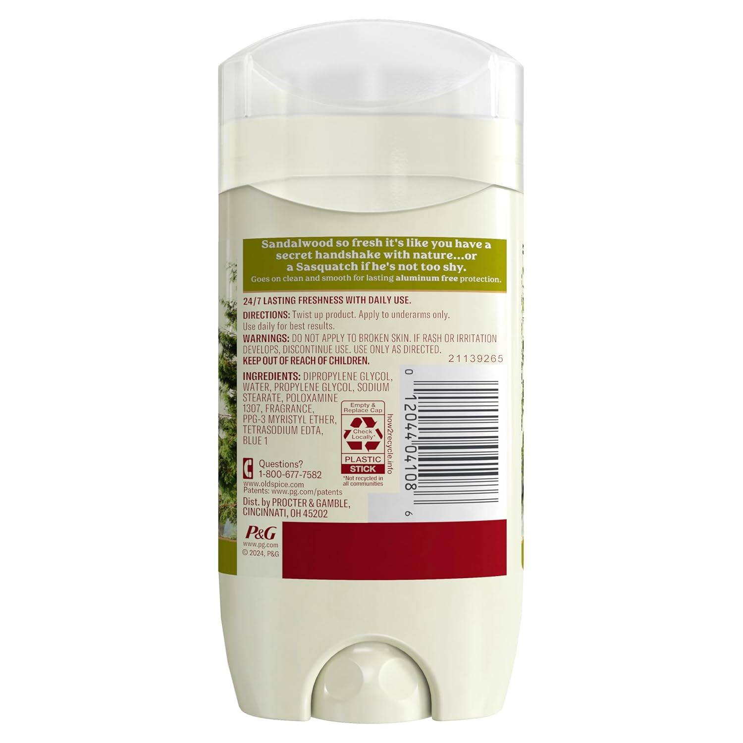 image:imageOld Spice Mens Deodorant AluminumFree Timber with Sandalwood 30oz Pack of 3 with TravelSize Swagger Body WashTimber Swagger