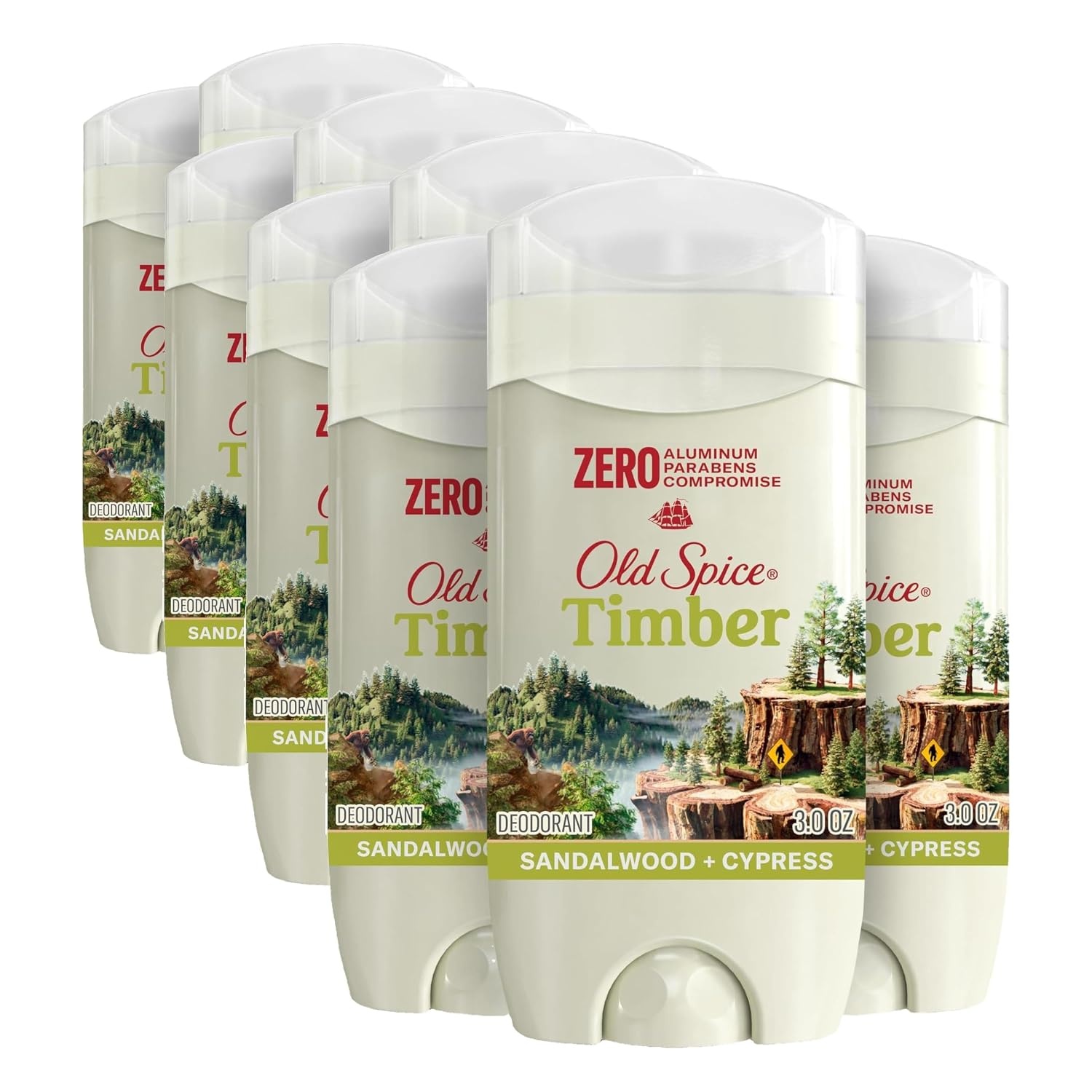 image:imageOld Spice Mens Deodorant AluminumFree Timber with Sandalwood 30oz Pack of 3 with TravelSize Swagger Body WashTimber Swagger