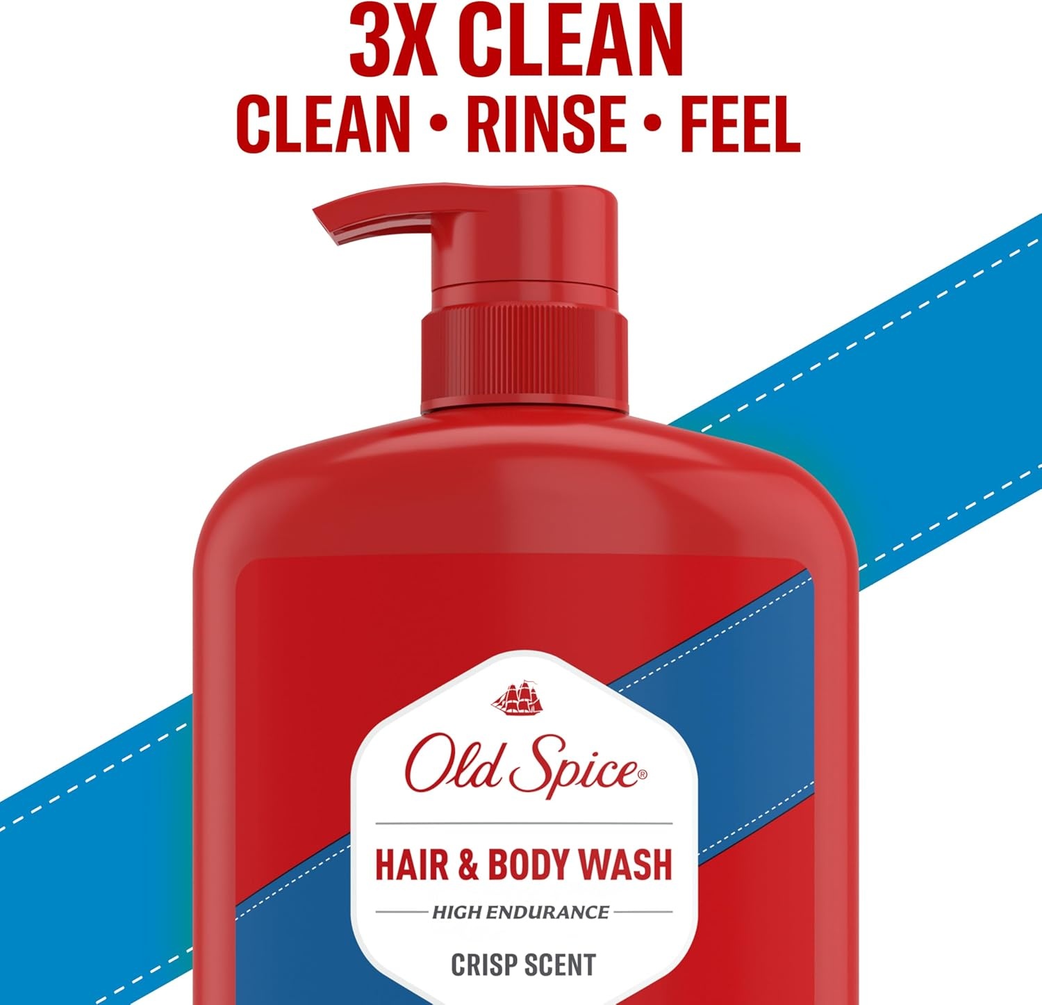 image:imageOld Spice Refreshing Body Wash for Men High Endurance 3X Defense 247 Shower Fresh with Long Lasting Scent Pure Sport Scent 334 oz Pack of 4Crisp