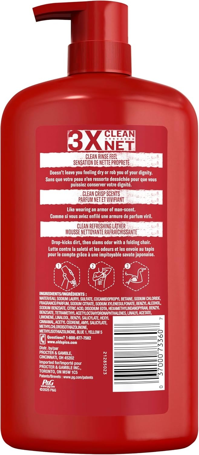 image:imageOld Spice Refreshing Body Wash for Men High Endurance 3X Defense 247 Shower Fresh with Long Lasting Scent Pure Sport Scent 334 oz Pack of 4Pure Sport
