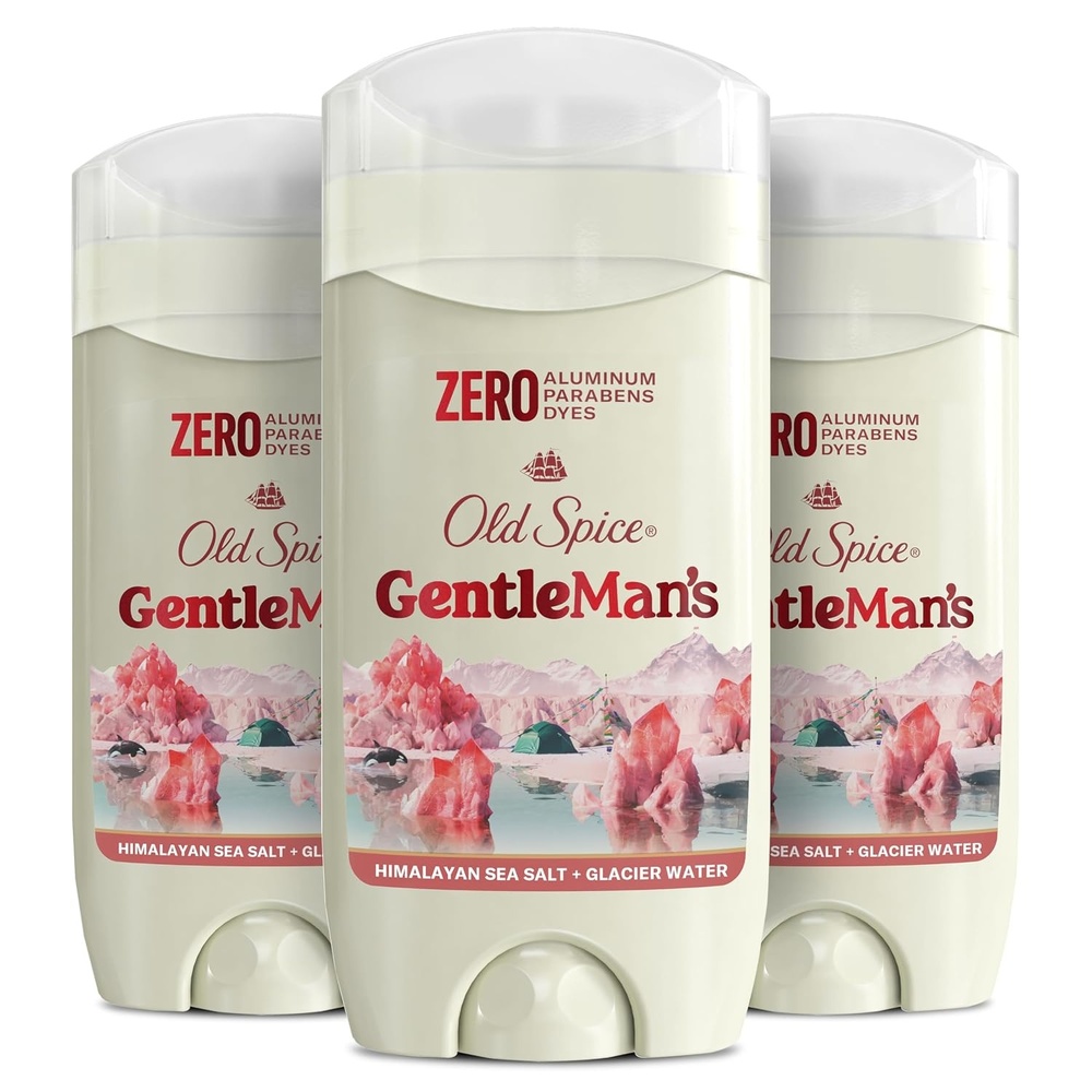 image:imageOld Spice GentleMans Aluminum Free Dry Feel Deodorant for Men 247 Lasting Freshness Gentle on Skin with Skin Conditioners Lavender Mint Scent 30 oz Pack of 3Himalayan Sea Salt Glacier Water