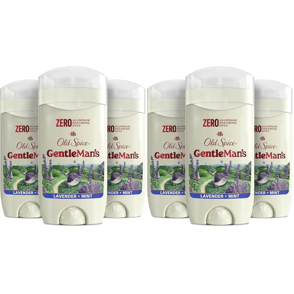 image:imageOld Spice GentleMans Aluminum Free Dry Feel Deodorant for Men 247 Lasting Freshness Gentle on Skin with Skin Conditioners Lavender Mint Scent 30 oz Pack of 3Lavender Mint