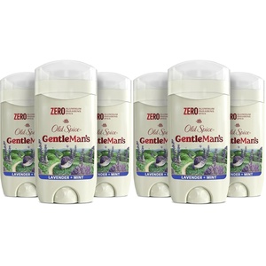 Old Spice GentleMan’s Aluminum Free Dry Feel Deodorant for Men, 24/7 Lasting Freshness, Gentle on Skin with Skin Conditioners, Lavender + Mint Scent, 3.0 oz (Pack of 3)(Lavender+ Mint)